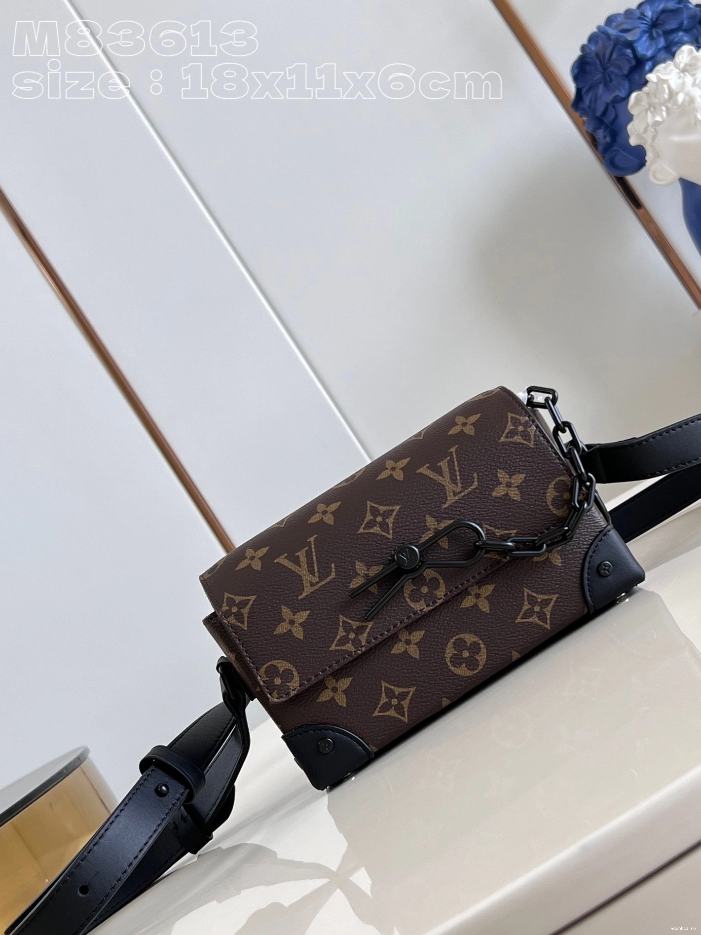 WIS LOUIS Wallet-18*11*6.5CM VUITTON Steamer Wearable 0718
